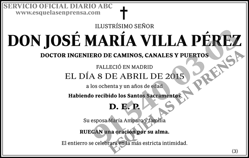 José María Villa Pérez